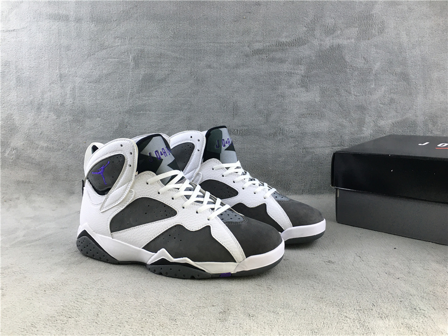 2021 Air Jordan 7 OG Flint White Grey